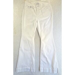 Judy Blue Los Angels White Stretch Flare Fit Pants size 16W Style: JB88215